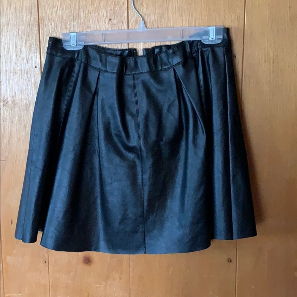 Leather skirt